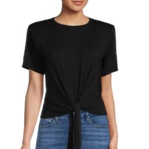 Hudson Tie front tee Xs
Black